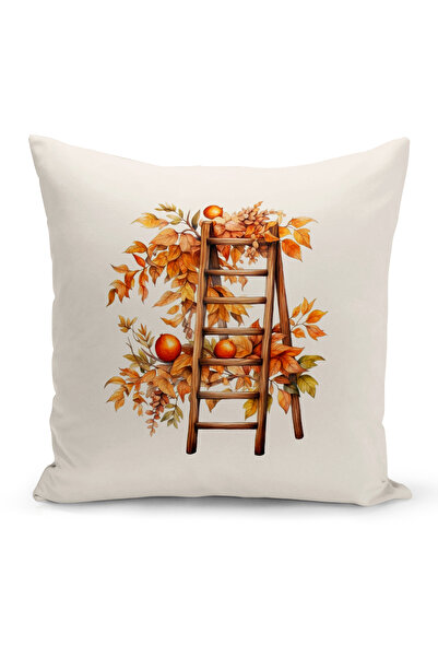 Bertille Home Φθινοπωρινή σειρά - Κάλυμμα μαξιλαριού με ριχτάρι διπλής όψης (...