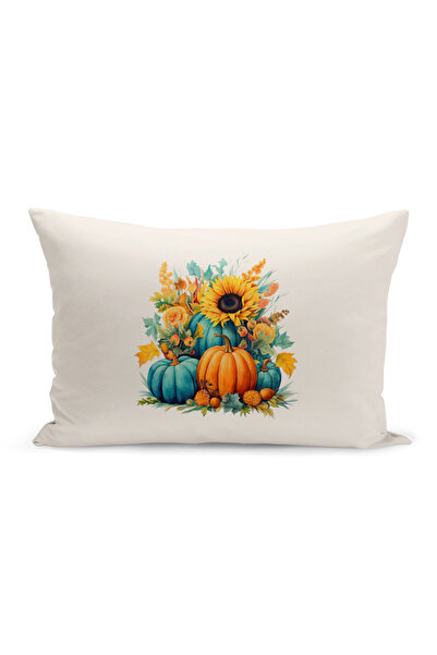 Bertille Home Φθινοπωρινή σειρά - Κάλυμμα μαξιλαριού με ριχτάρι διπλής όψης (...