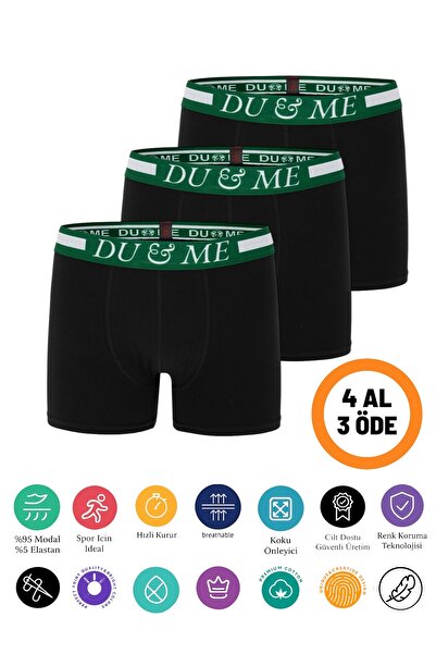 DU&ME Πολυτελή ανδρικά μποξεράκια Premium Cotton, Κομψή συσκευασία δώρου Πολυτελής συσκευασία