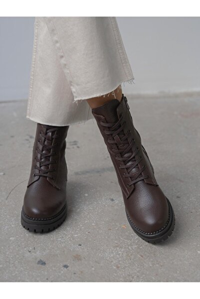 ECENİN BUTİĞİ Alvis Kahve Deri Postal