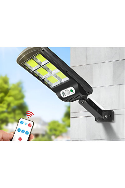 G-Merc Lampă Solară LED Exterior 96 COB G-Merc®, 90W, Panou Solar, Senzor Mișcare, IP67, 3 Moduri