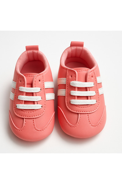 mia mia Baby Anatomical and Anti-Slip Sole Stylish Sports Flexible First Step Shoes Size 20-21