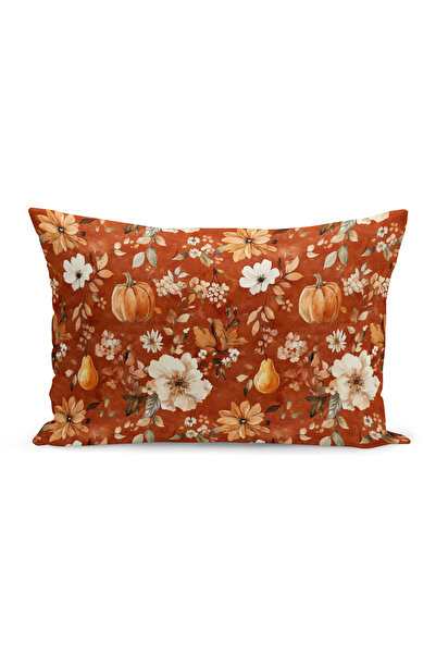 Bertille Home Φθινοπωρινή καρό σειρά με εμπριμέ κάλυμμα μαξιλαριού διπλής όψη...