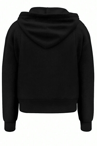GHASSY CO. Erkek Pamuklu Günlük Rahat İlkbahar ve Sonbahar Çok Yönlü Kemer Boy Kapüşonlu Sweatshirt