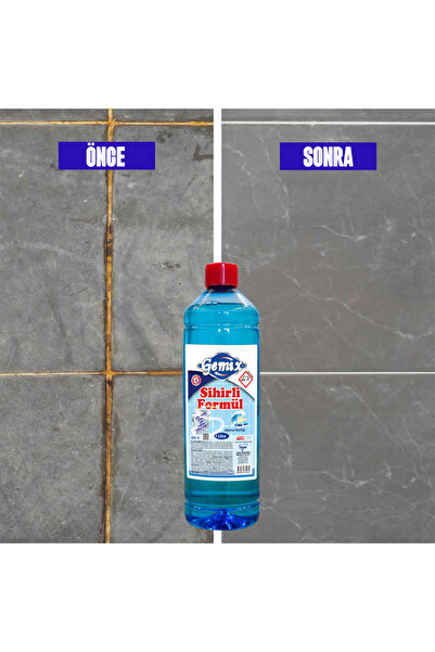 GEMİX Sihirli Formül Derz & Banyo Duşakabin Fayans Arası Temizleyici 1 Lit– Küf, Sararma ve Kireç Karşıtı