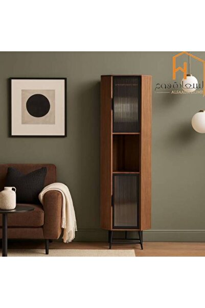 Al Saada Home Multi-purpose buffet closet - 56 X 180 cm - Brown