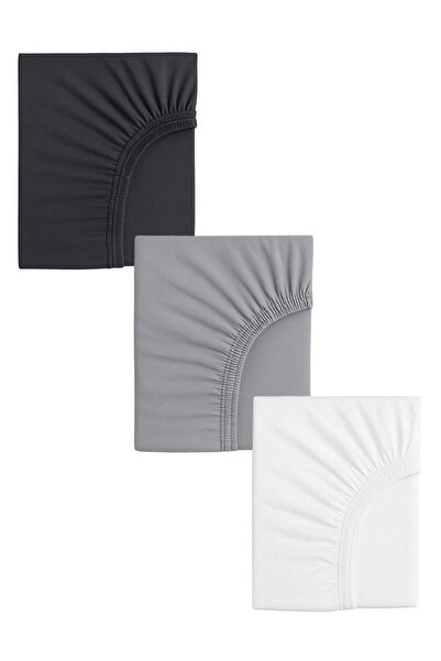 COTENCONCEPT 3 Adet Pamuklu ve Lastikli 60 x 120 x 15 cm Penye Bebek Çarşaf