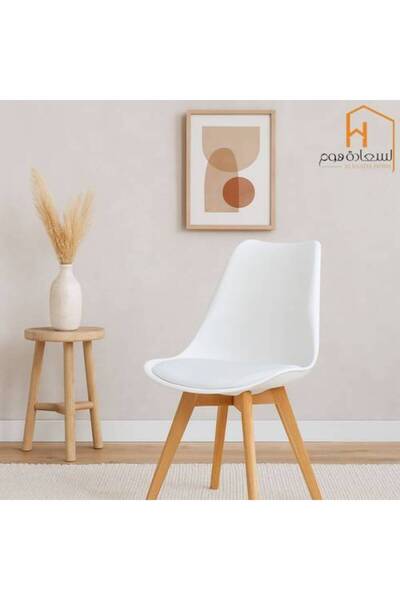 Al Saada Home كرسي بلاستيك فردي - 60 × 50 × 70 - أبيض