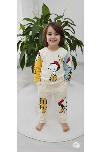 Store Snopy Erkek Çocuk Eşortman Takımı Ikili Takım Çocuk Giyim Takım