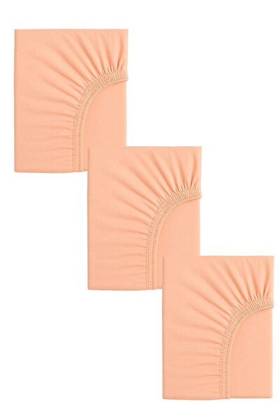 COTENCONCEPT 3 Adet Pamuklu ve Lastikli 60 x 120 x 15 cm Penye Bebek Çarşaf