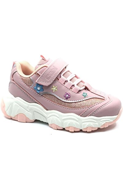 Kocamanlar Ayakkabı Cool Bella D-Lites Sneaker Orthopedic Children's Sports Shoes Pudra