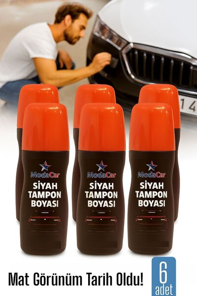 ModaCar 6 LI Siyah Tampon Boyası Solmuş ve Matlaşmış Tamponlar İçin Hızlı Yenileme 428848