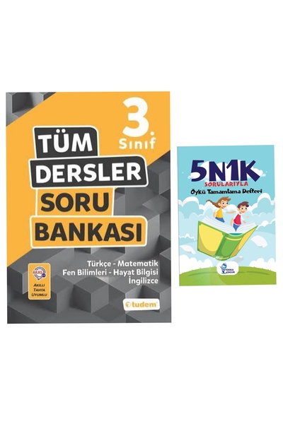 Tudem Yayınları 3. Sınıf Tüm Dersler Soru Bankası