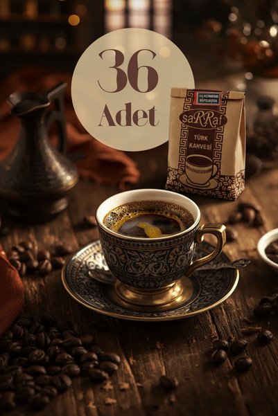 Sarraf Türk Kahvesi 90Gr 36-Pack Medium Chew & Soft Drink