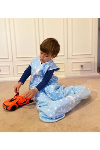 yorni , Winter And Seasonal, Double Layer Flannel Fabric, Baby Kids Sleeping Bag, 1 Tog