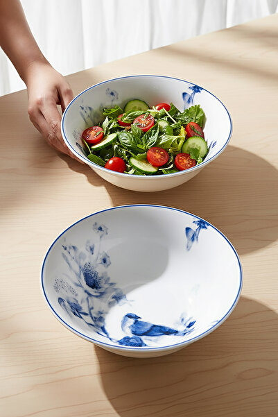 Güral Porselen 1891 Set of 2 Salad Bowls 19 cm