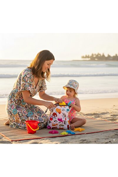 yorni 43x46cm, Zoo, Su Geçirmez, Makinada Yıkanabilir, Dokuma Bez Torba, Çok ...