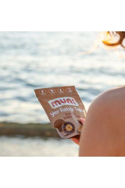 muni Gluten-Free, Additive-Free Cocoa Bean Peanut Ball 2-Pack