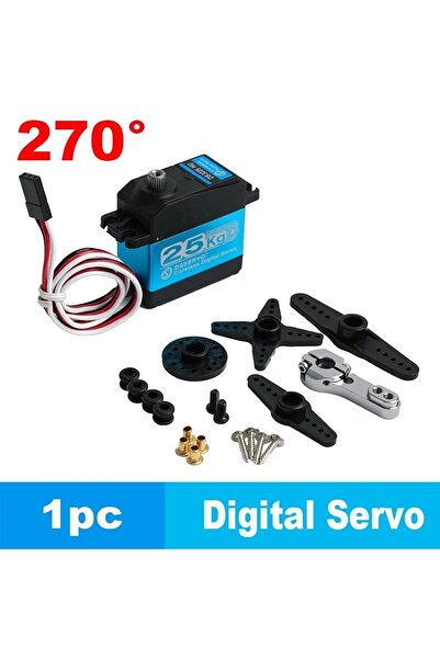 Choice 1x270 Degree DS3225 Pro 25kg Coreless Digital Servo RC Servos Motor 25T Metal Arm Gear 180/270° Wate