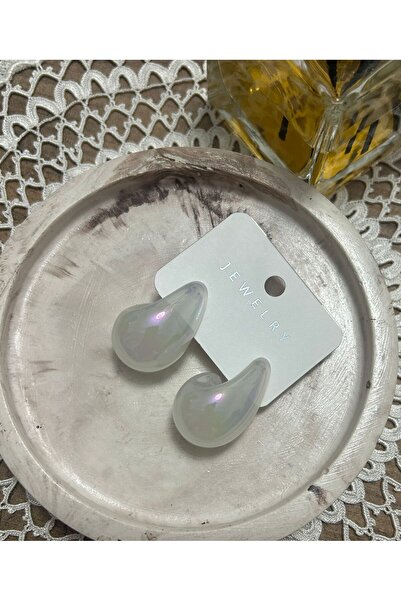 NEK Brand Şeffaf Küpe