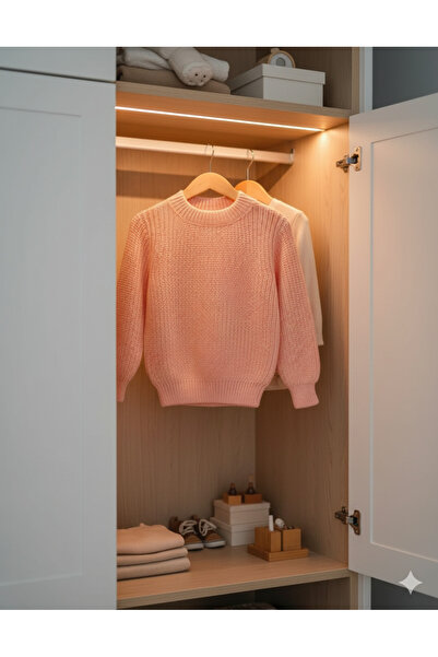 Nimini Kids Еластичний велосипедний комір Oversize дитячий в'язаний светр (5-...