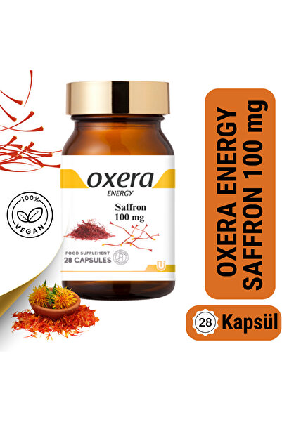 OXERA ENERGY زعفران 100 ملغ 30 كبسولة - يدعم الطاقة والتوازن العاطفي