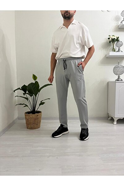 Deex Factors Deex Factos LUXE Açık Gri Nakışlı Eşofman