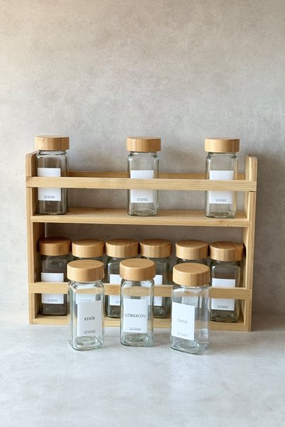 Dekorzdükkan 25 White Spice Rack Labels (100% Waterproof)