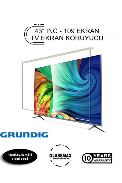 Glassmax Grundig 43GFF7750 Uyumlu 43" Inç 109 Ekran Tv Ekran Koruyucu