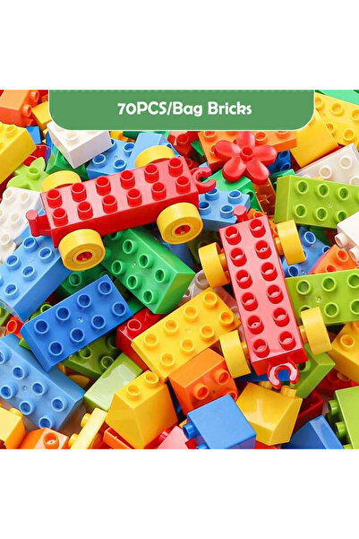 Choice 70 قطعة 70/200 قطعة ألعاب DIY كبيرة الحجم إبداعية بناء كتلة أساسية تعليمية مجمعة من البولي يوريثان