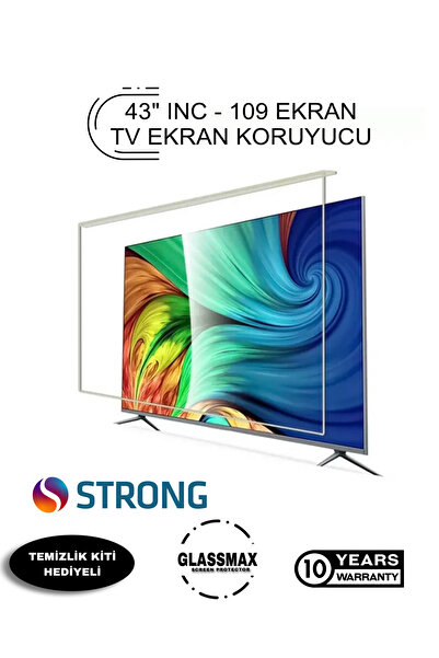 Glassmax Strong Srt 43uhd/5000 Uyumlu 43" Inç 109 Ekran Tv Ekran Koruyucu