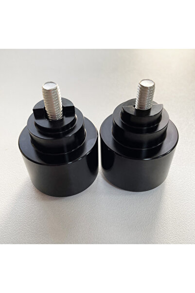 Choice قطعتان باللون الأسود لمقود الدراجة النارية، ومقابض نهايات غطاء المقود،...