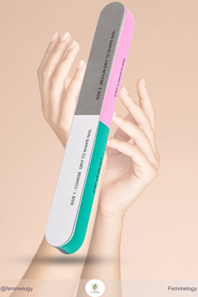 Femmelogy 7 Taraflı Profesyonel Tırnak Törpüsü – Manikür & Pedikür İçin Çok F...