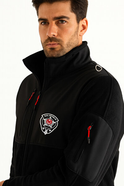 ARTHUR Nakışlı Özel Güvenlik Polar Shoftshell Uyumlu