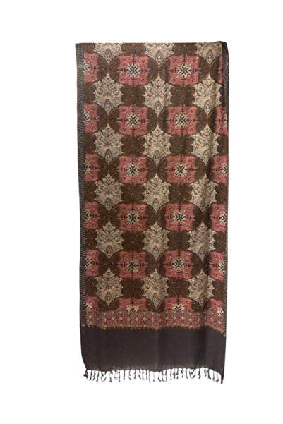 fiore fashion Marino Shawl 85% Cashmere Embroidered Scarf Marino Cashmere