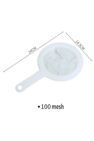 Choice مصفاة شبكية بيضاء 100/200/400 قابلة لإعادة الاستخدام من النايلون فائق ...