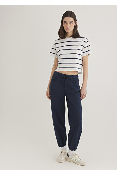 Mavi Темно-сині штани на гумках 1010940-70487