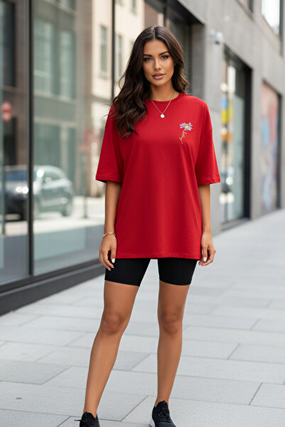 UNCİA OUTDOORS Μπλουζάκι με στάμπα Daisy New Season Oversize Basic