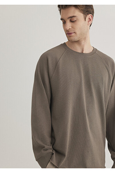 Mavi Hnědé tričko s dlouhým rukávem Regular Fit / Regular Fit 0612510 -70376
