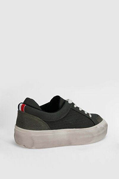 Lufian 111230259 Allan Sneaker Чоловічі шкіряні черевики HAKİ