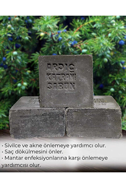 Çare Burada Ardıç Katranı Sabunu Doğal El Yapımı 3 adet