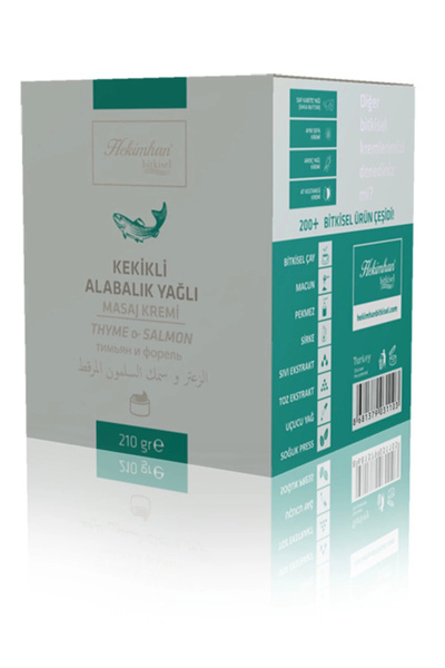 Hekimhan Kekikli Ve Alabalık Yağlı Masaj, Cilt Ve Yüz Kremi, 210 Gram