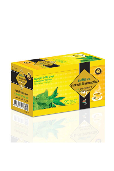 Shiffa Home شاي نباتي مختلط بالليمون والنعناع 20 قطعة