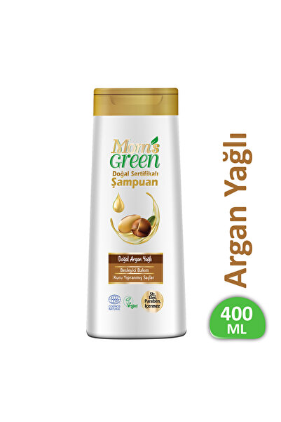 Mom's Green Doğal Sertifikalı Argan Yağlı Besleyici Şampuan 400 ml