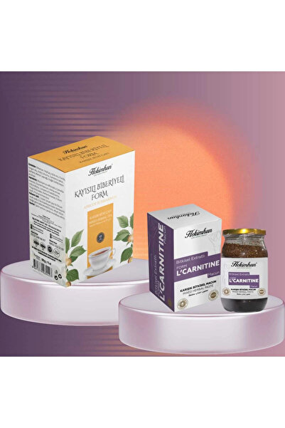 hekimhan bitkisel Kayısılı Form Set Kayısılı Biberiyeli Çay 40'lı ve L'Carnit...