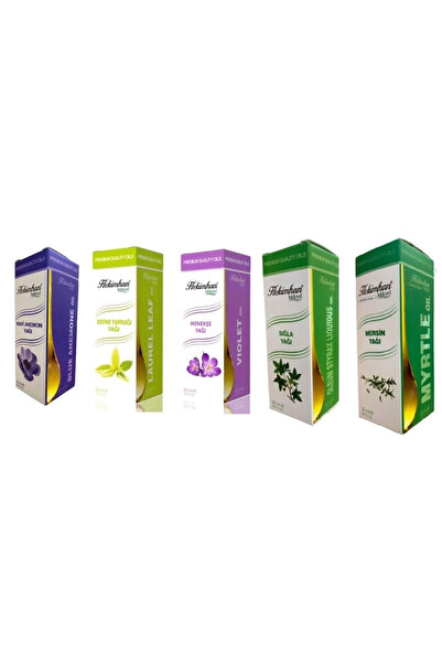 Hekimhan Mavi Anemon Yağı -defne Yaprağı Yağı - Menekşe Yağı - Sığla Yağı - Mersin Yağı