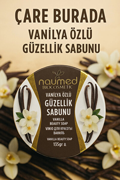 Çare Burada Naumed Biocosmetic - Vanilya Özlü Güzellik Sabunu