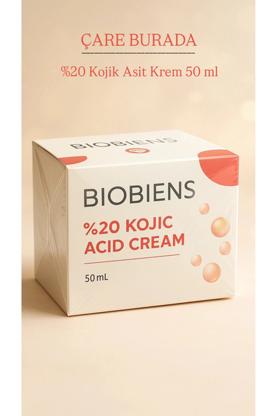Çare Burada Biobiens - %20 Kojik Asit Krem 50 Ml