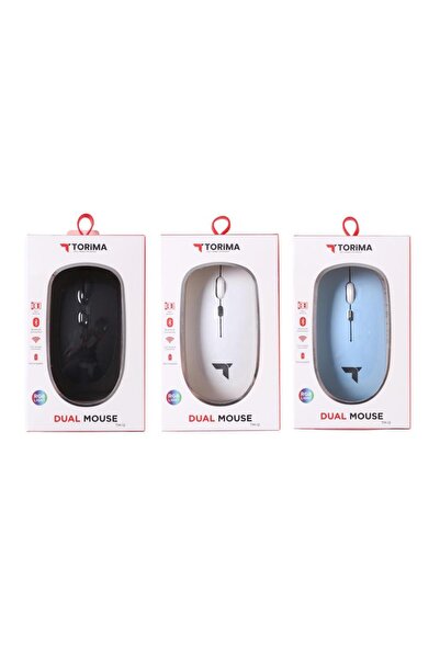 Torima TM-12 Ergonomik Rgb Işıklı Kablosuz Siyah Optik Mouse