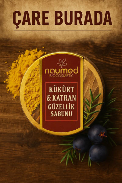Çare Burada Naumed Biocosmetic - Kükürt & Katran Özlü Güzellik Sabunu